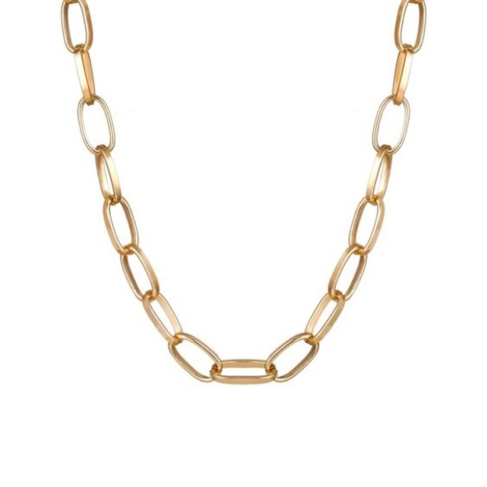 Last 1❗️2/$20 💛 Gold Clavicle Link Chain - Picture 3 of 3